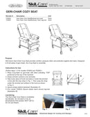 SkiL-Care Geri-Chair Cozy Seat Cushion Only