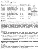 SkiL-Care SofTop Wheelchair Tray