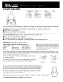 SkiL-Care Pelvic Holder, Poly Weave or CooLine Mesh