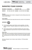 SkiL-Care Bariatric Foam Cushion w/Nylon Cover