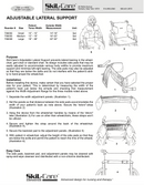 SkiL-Care Adjustable Lateral Support